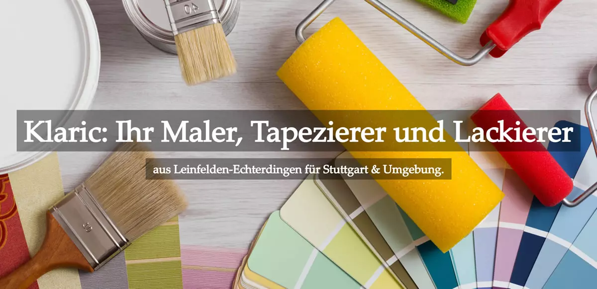 Malerarbeiten Stuttgart | ↗️ Klaric ☎️ Tapezierarbeiten, Innenausbau